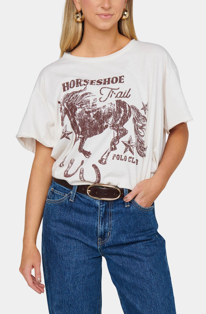 Show Me Your Mumu Airport Tee - Polo Club Graphic