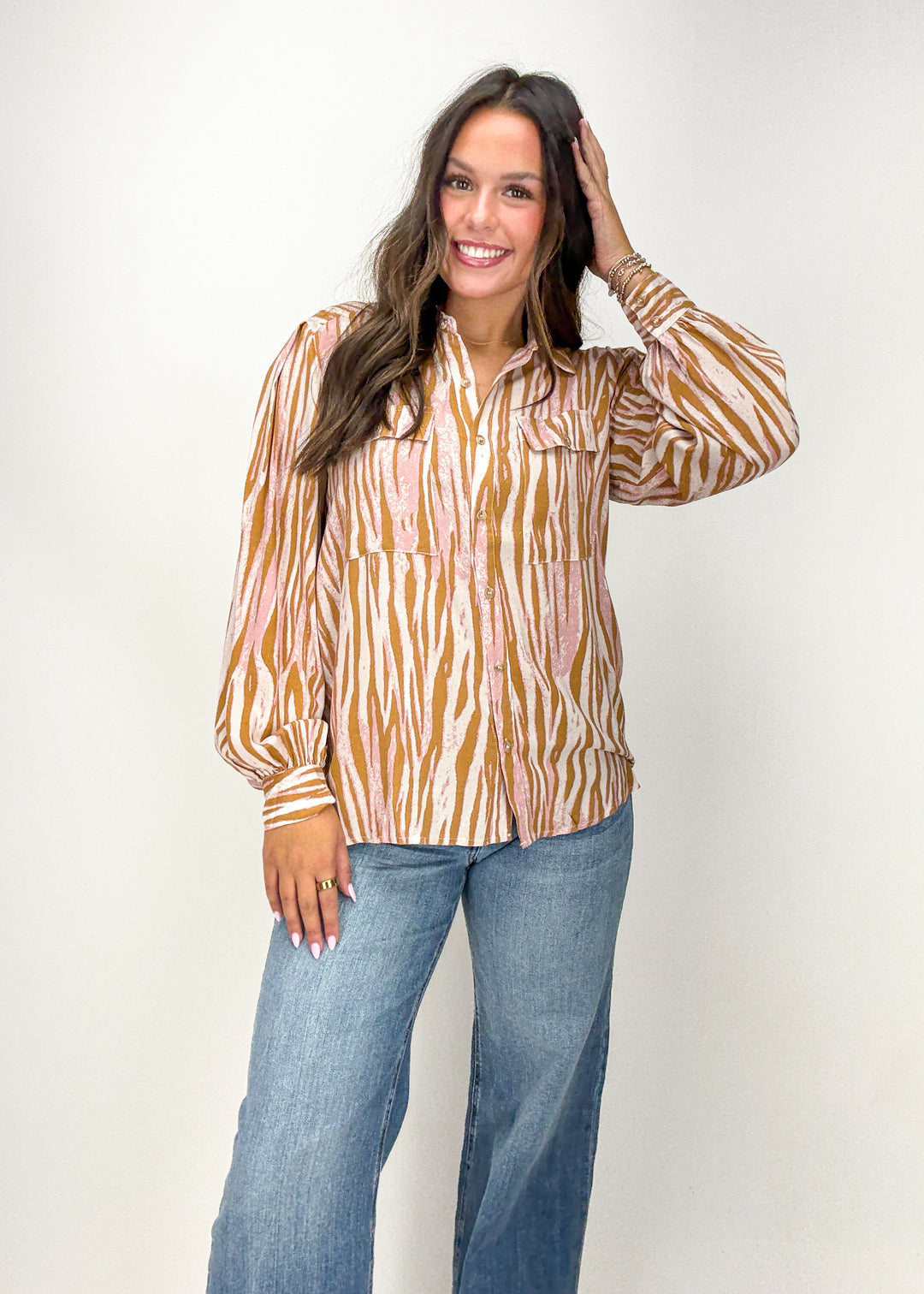 Falling For You Button Down