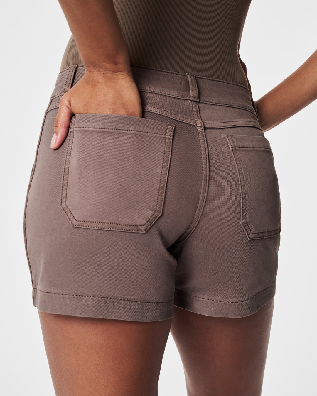 Spanx 4" Stretch Twill Shorts