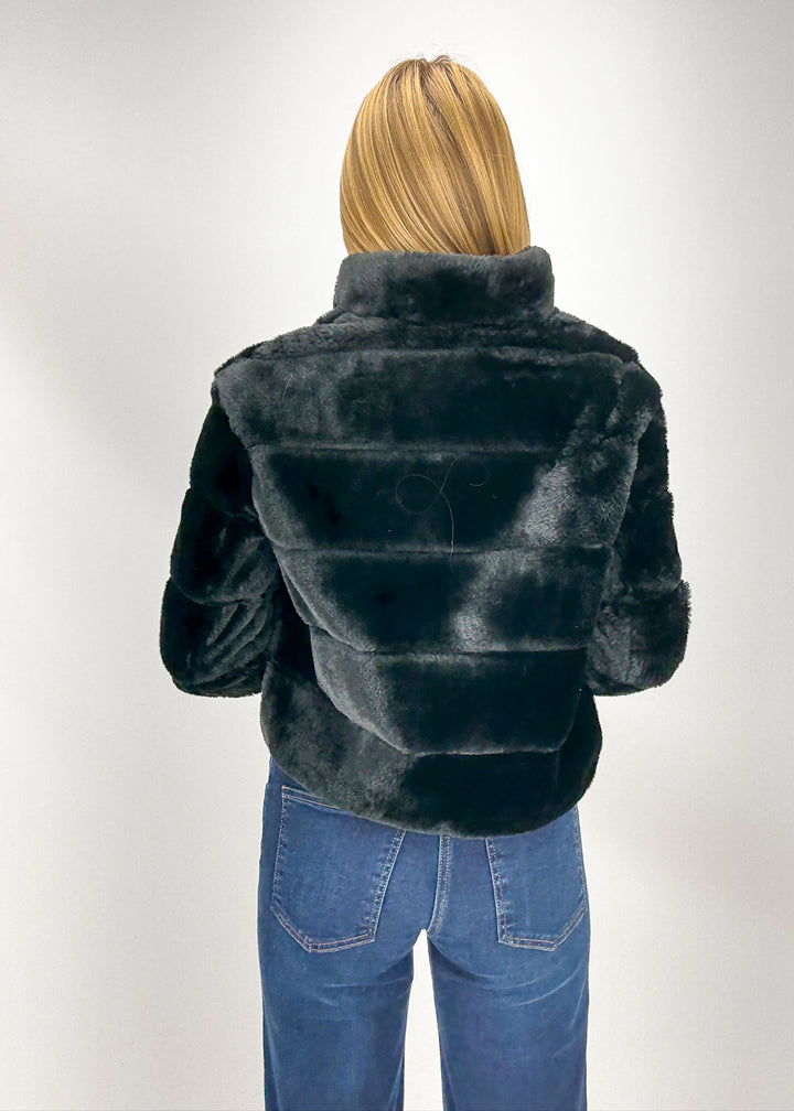 Casey Faux Fur Bomber Jacket
