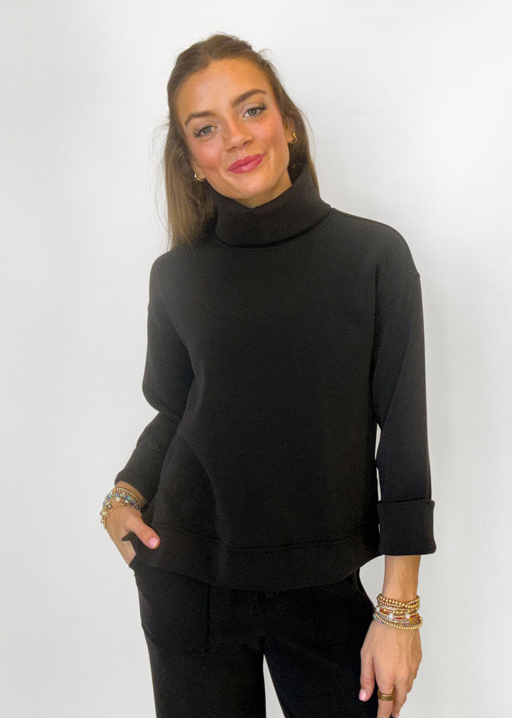 Sage Turtleneck Top