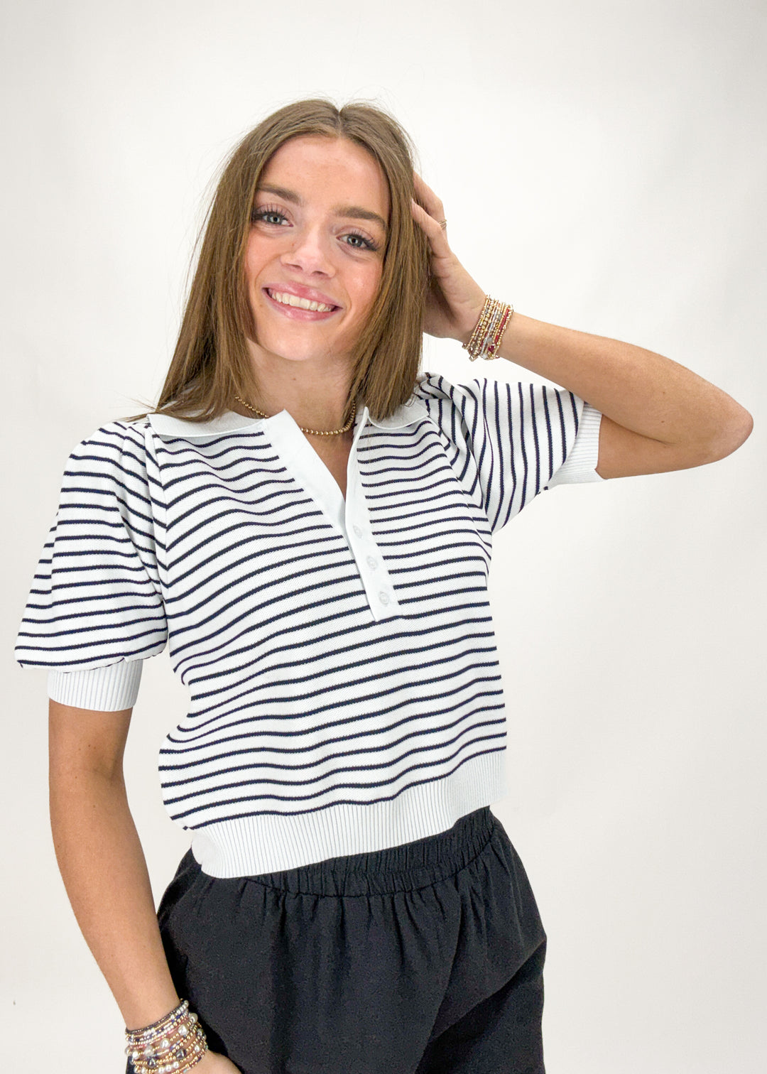 Megan Striped Sweater