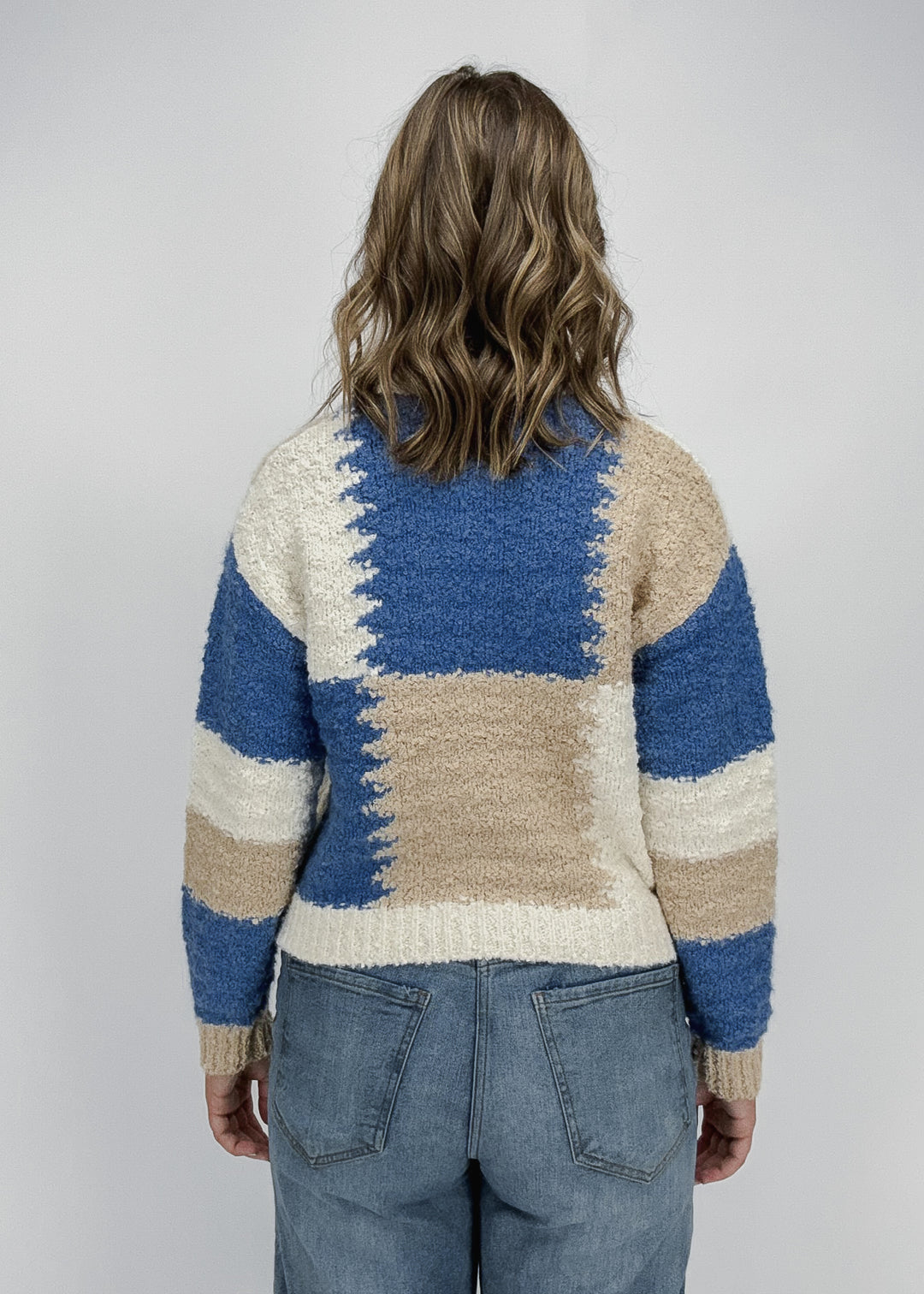 Drew Color Block Sweater