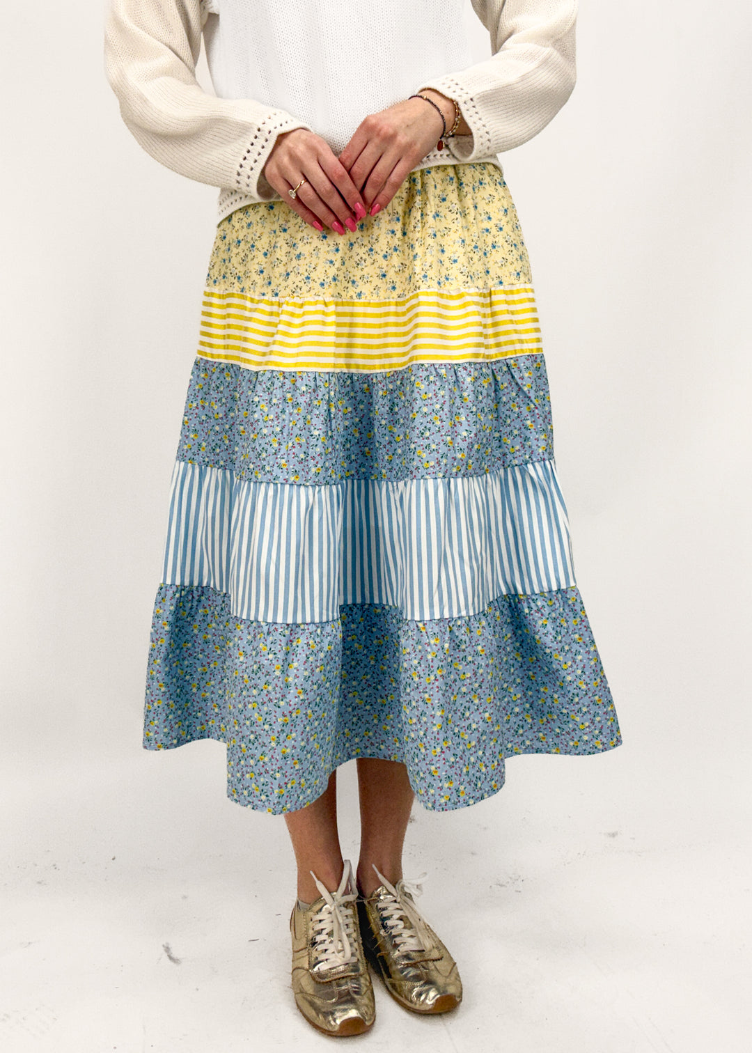 Catherine Floral Midi Skirt