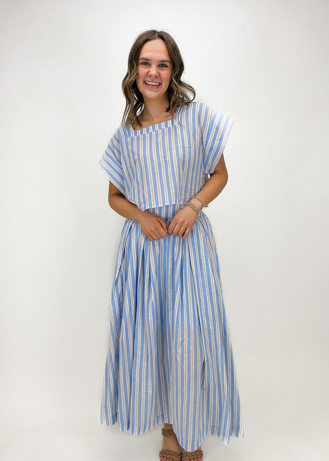 Ocean Breeze Striped Skirt