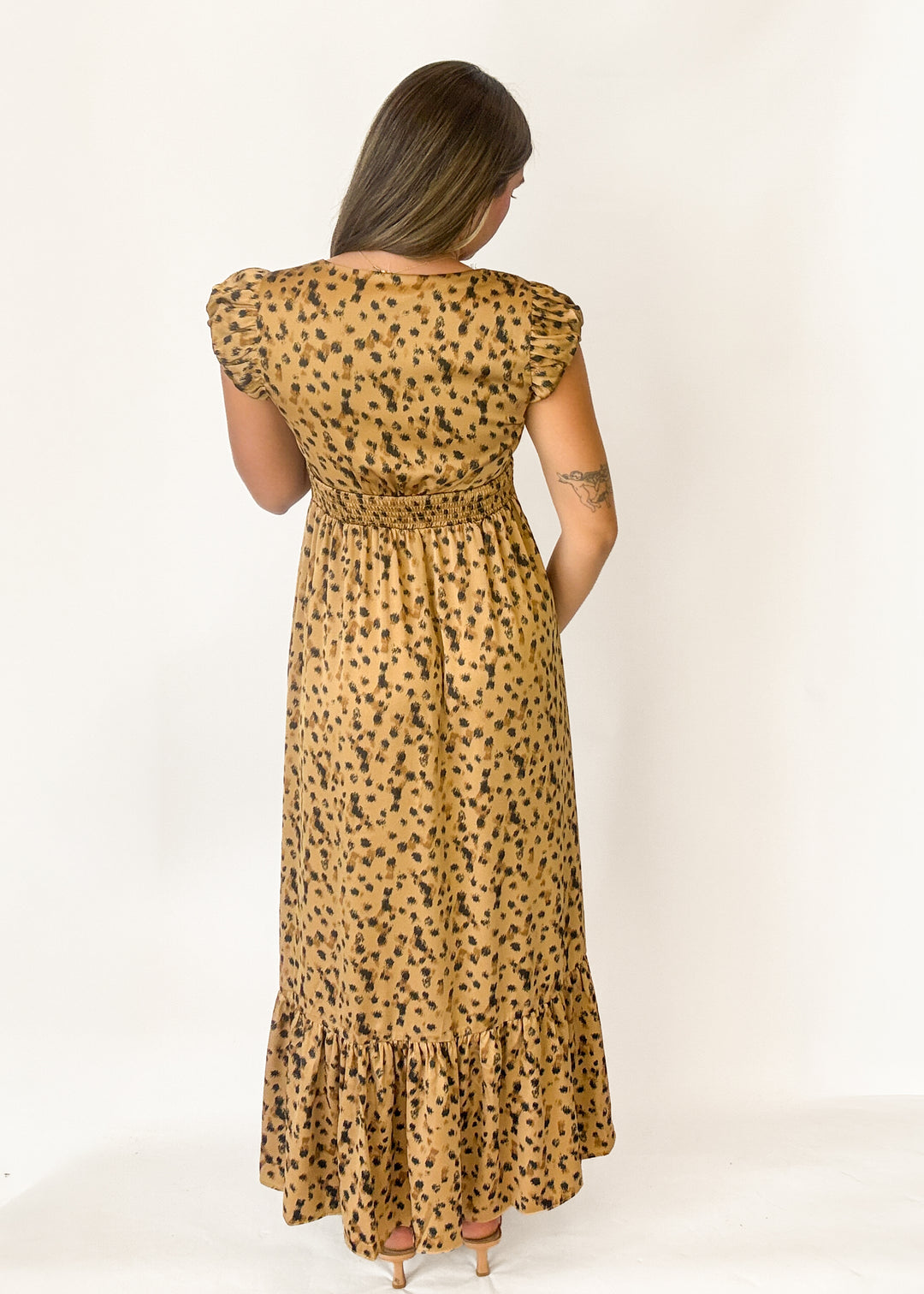 Lola Leopard Maxi Dress