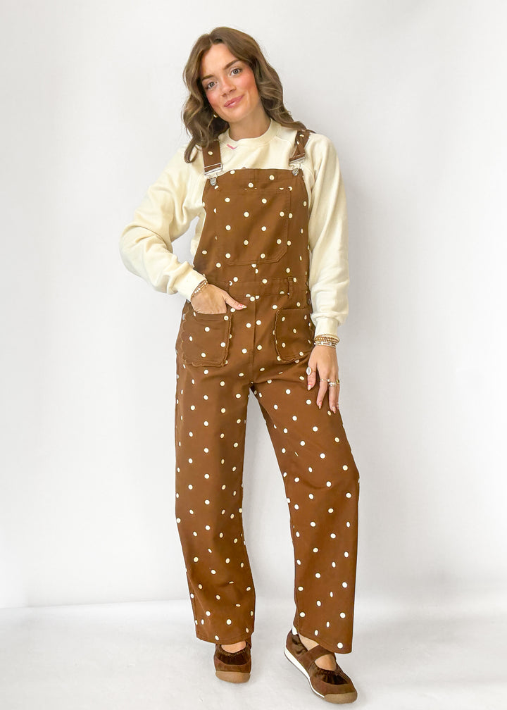 Mandy Polka Dot Overalls