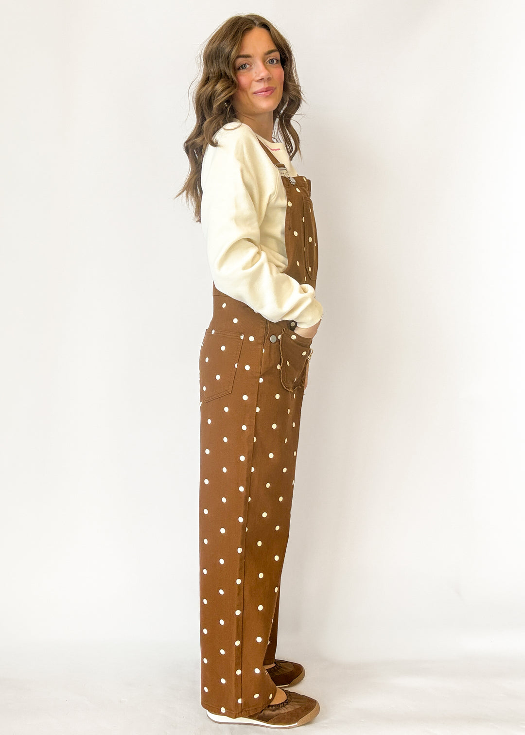 Mandy Polka Dot Overalls