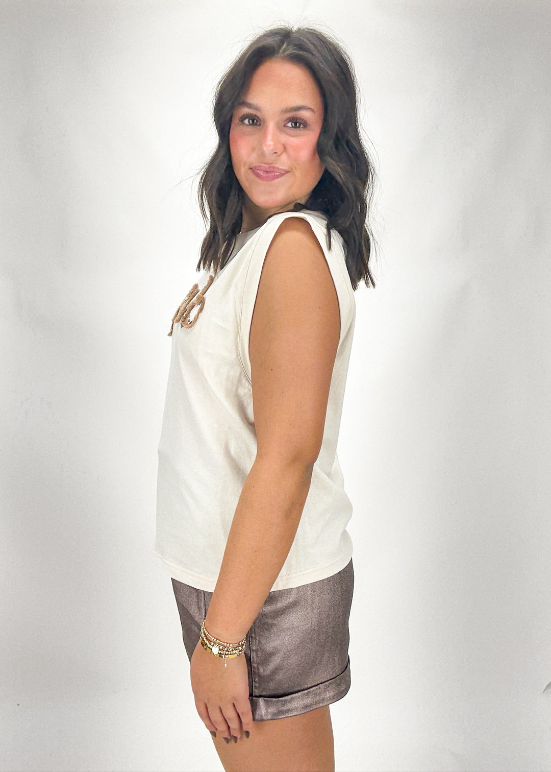 Cheers Embroidered Tee