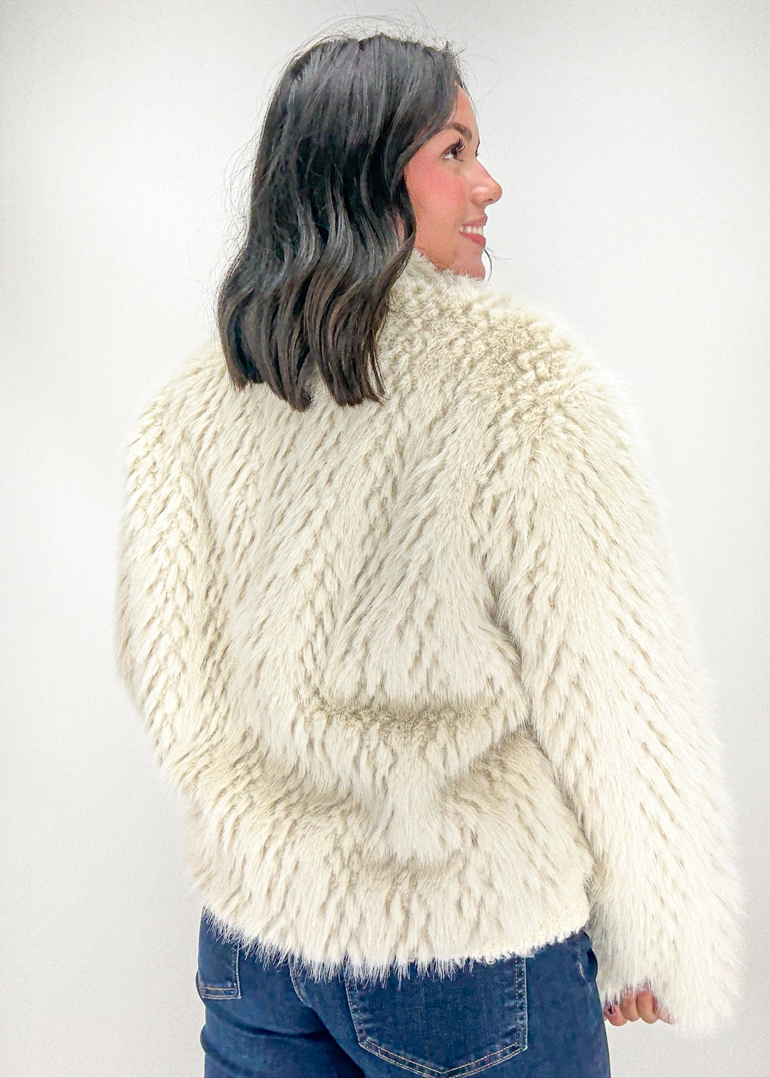 Astrid Annika Faux Fur Jacket