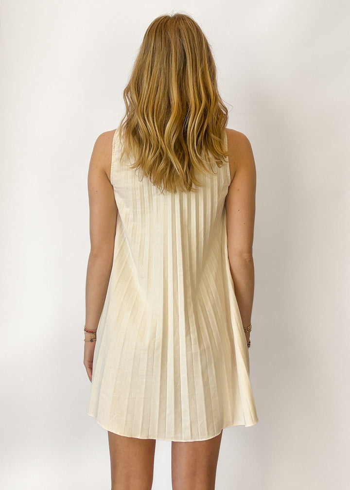 Joy Pleated Mini Dress