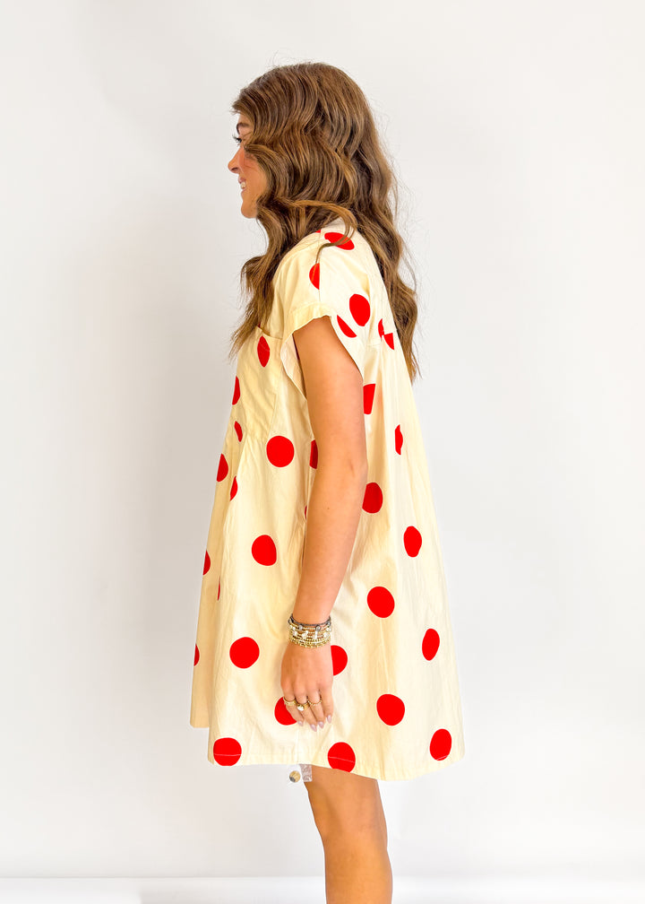 Gemma Polka Dot Mini Dress