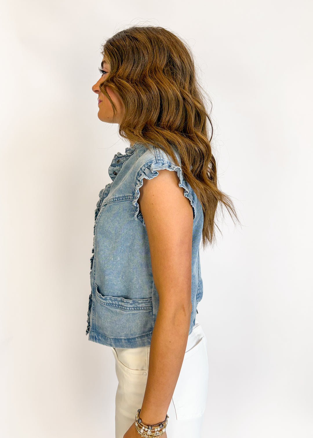Danielle Denim Button Down