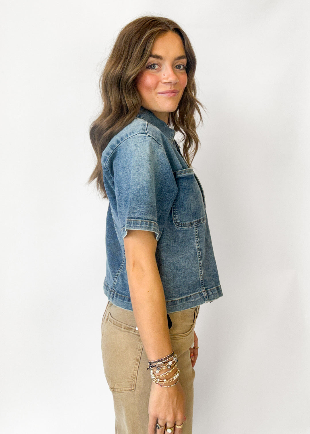 Richie Denim Button Down