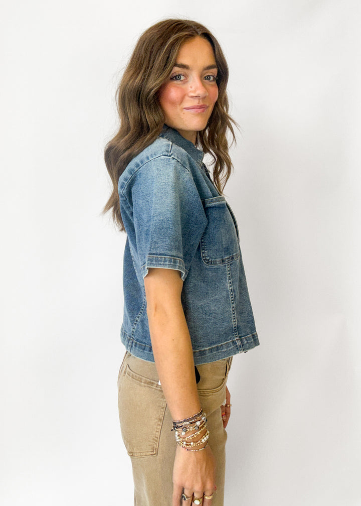 Richie Denim Button Down