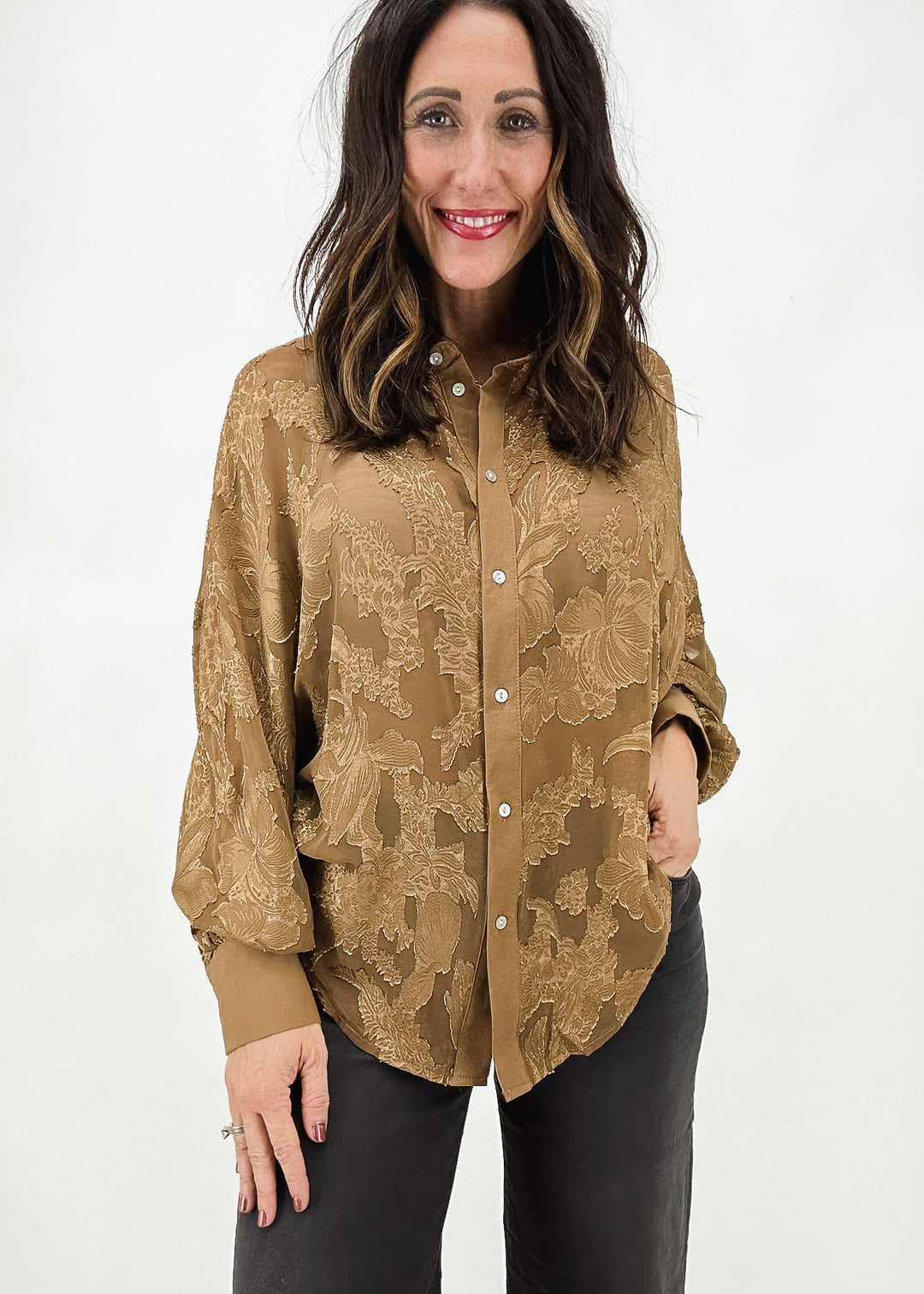 Adeline Button Down Top