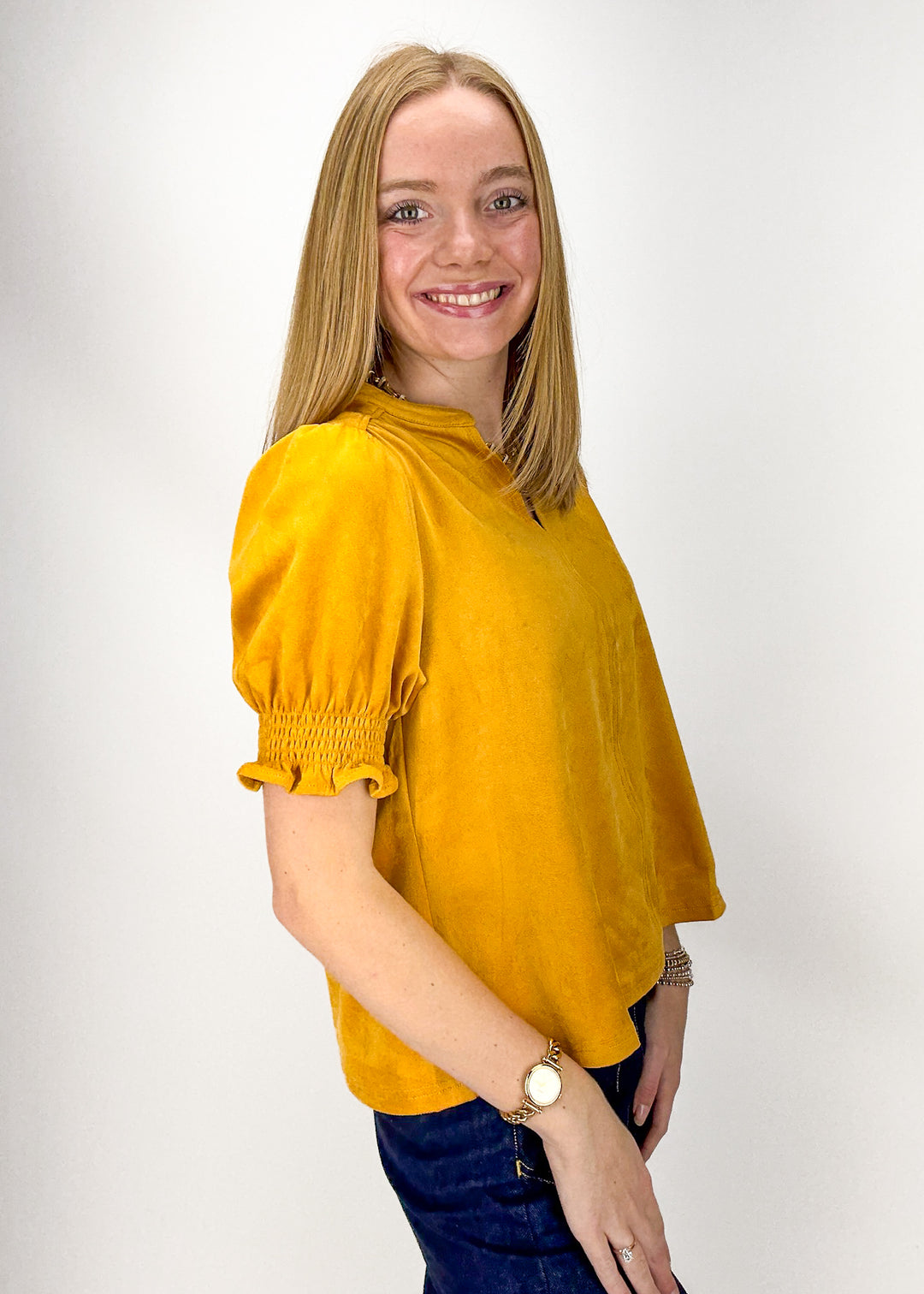 Ivy Jane Jenna Top - Gold