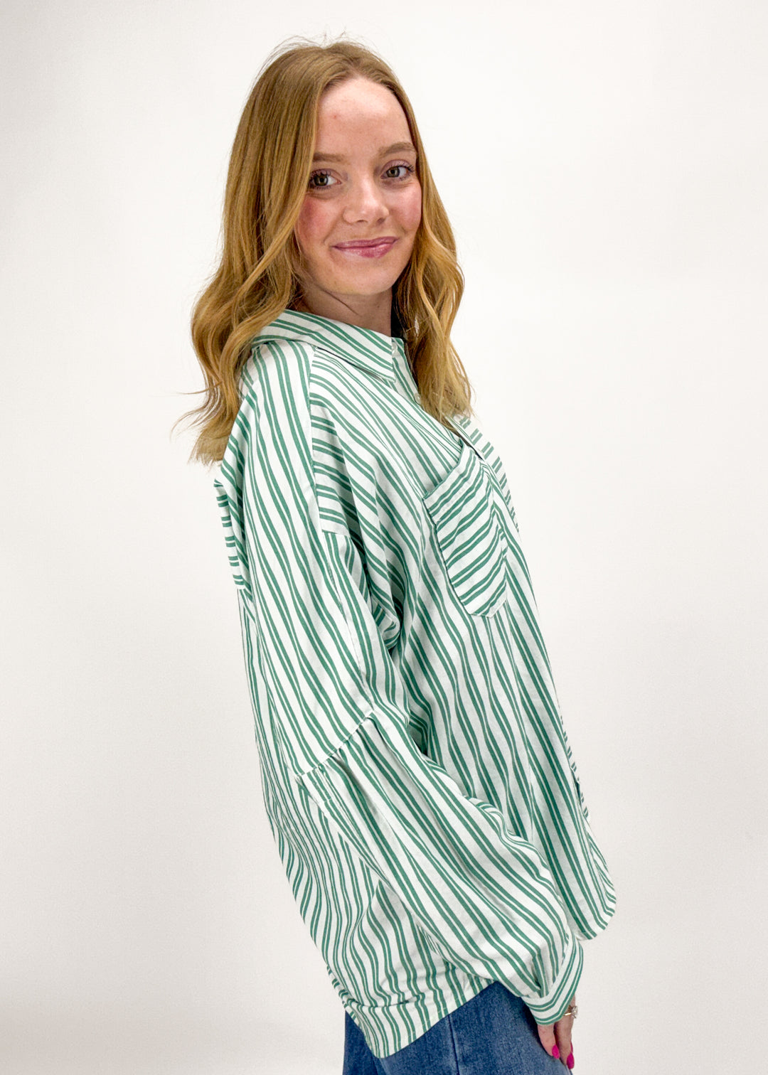 Layla Striped Button Down