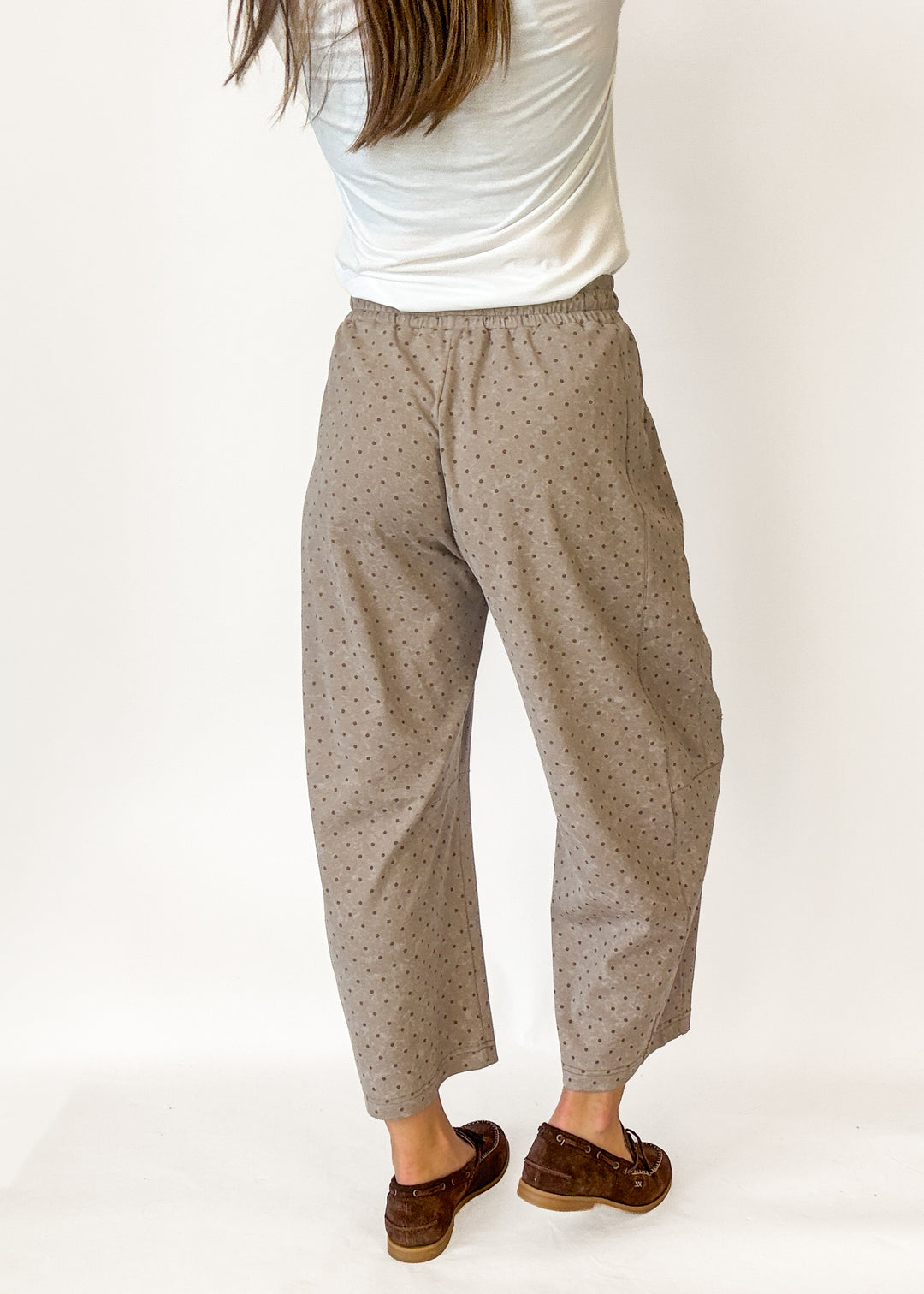 Patty Polka Dot Barrel Pants