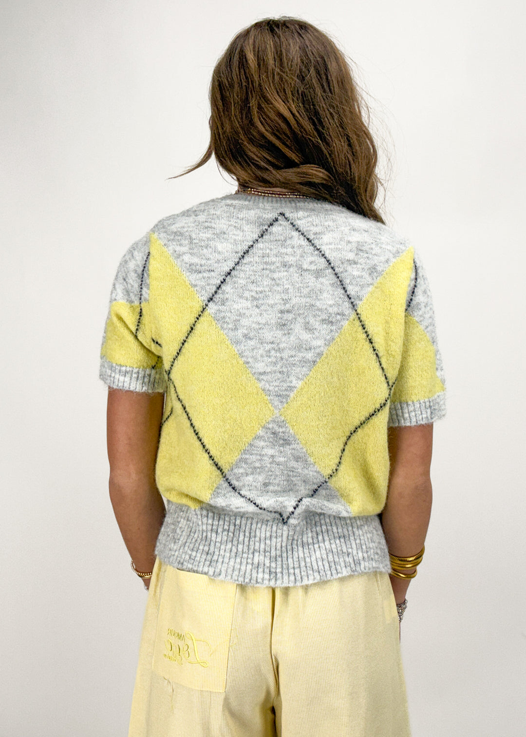 Kayla Argyle Pattern Top