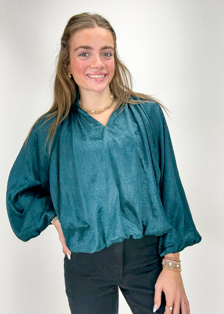 Laura Balloon Sleeve Top