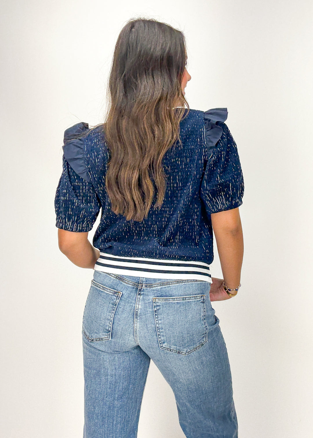 Shayley Ruffle Sleeve Top