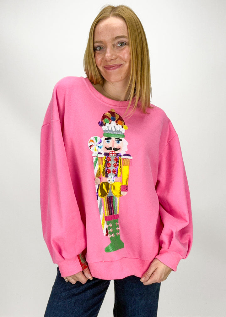Queen of Sparkles Candyland Nutcracker Sweatshirt