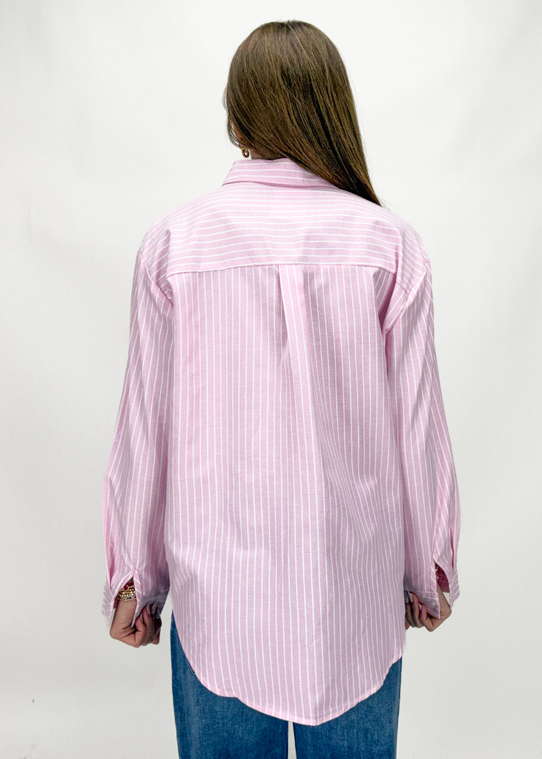 With Love Striped Button Down