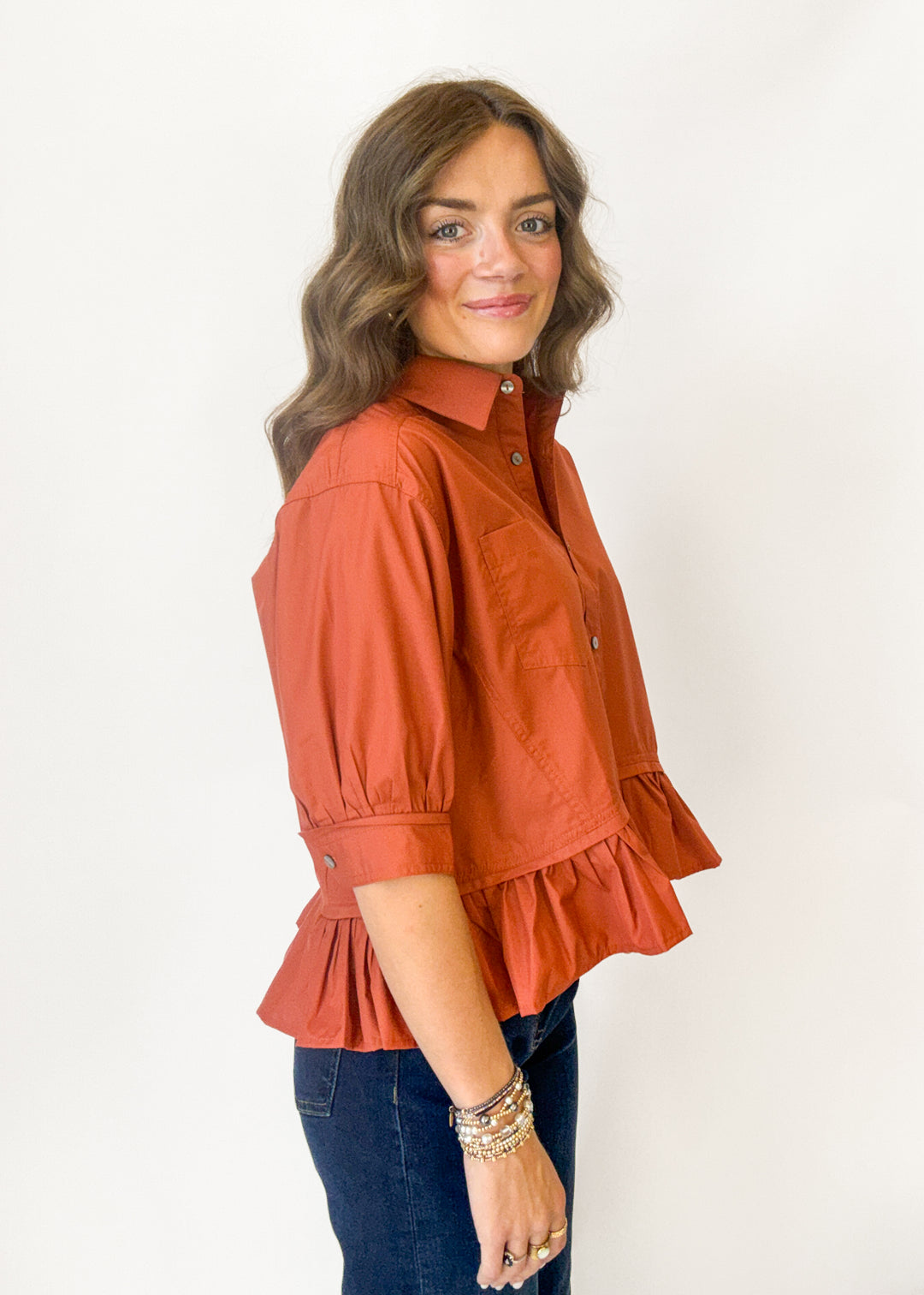 Maria Ruffle Top