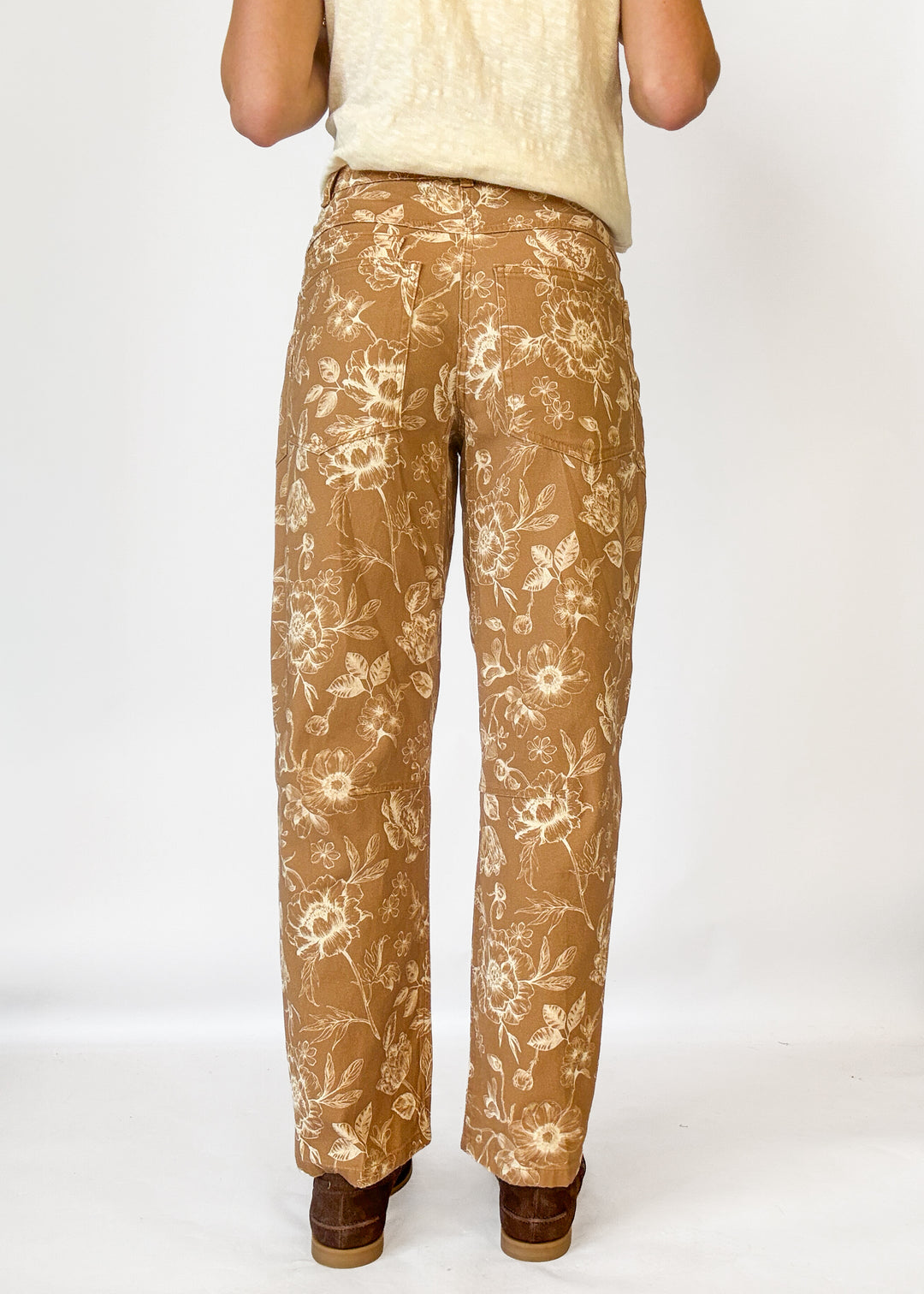 Gypsy Printed Barrel Jeans