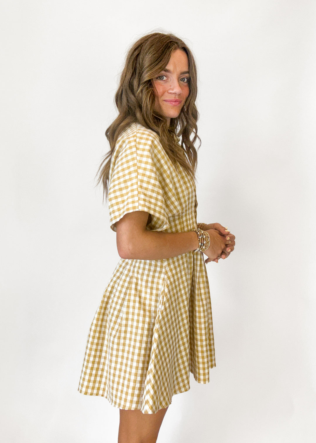 Izzy Gingham Mini Dress