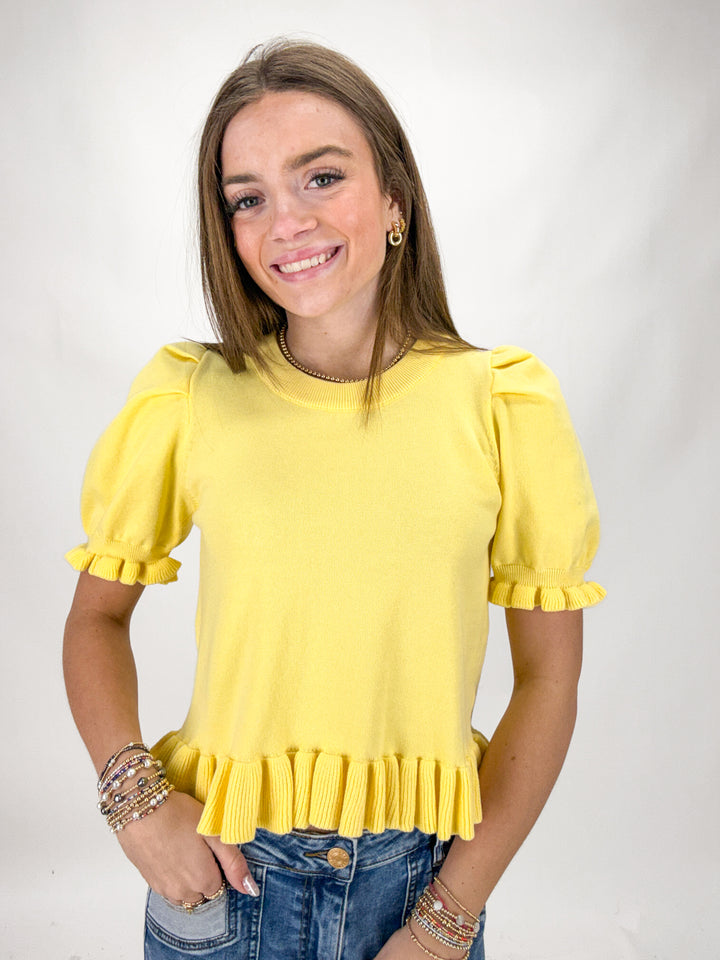 Goldie Ruffle Top