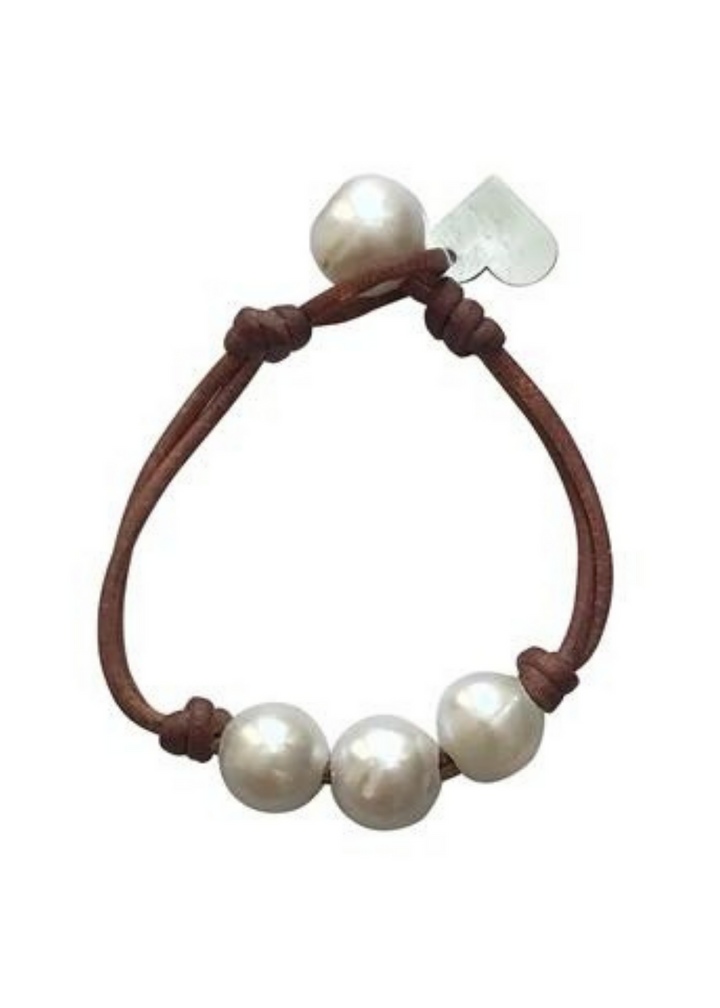 FWB Bebe Daisy No Knot Bracelet-White