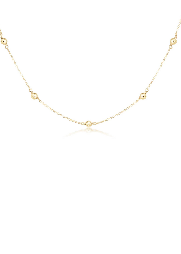 15" Choker Simplicity Chain Gold - Classic 4mm Gold